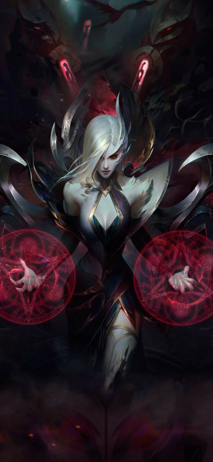736x1595 Coven morgana. Draven league of legends, Ahri league of legends fanart, Morgana league of legends