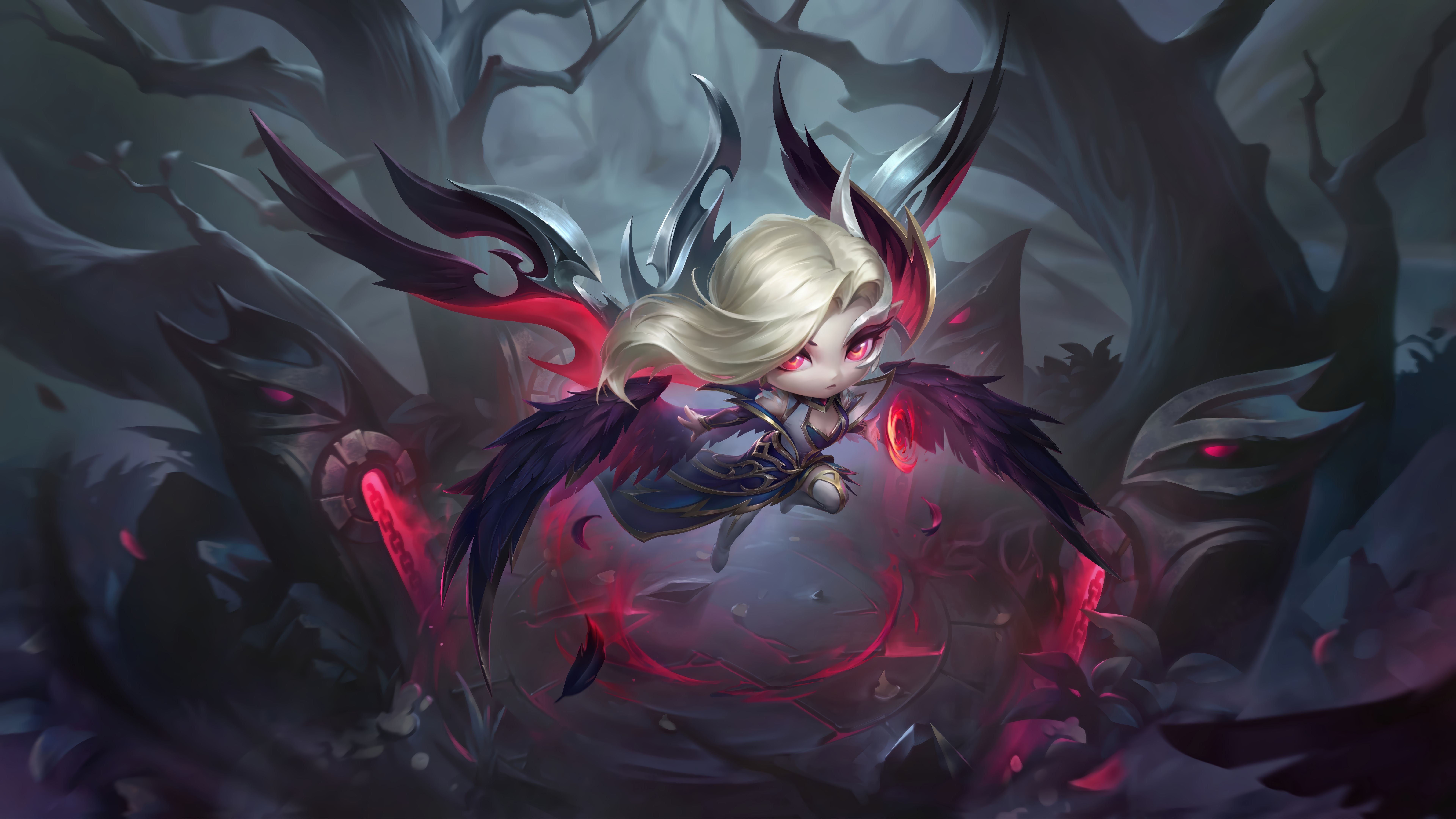 7680x4320 Morgana TFT Chibi Coven Wallpaper 4K 8K HD PC