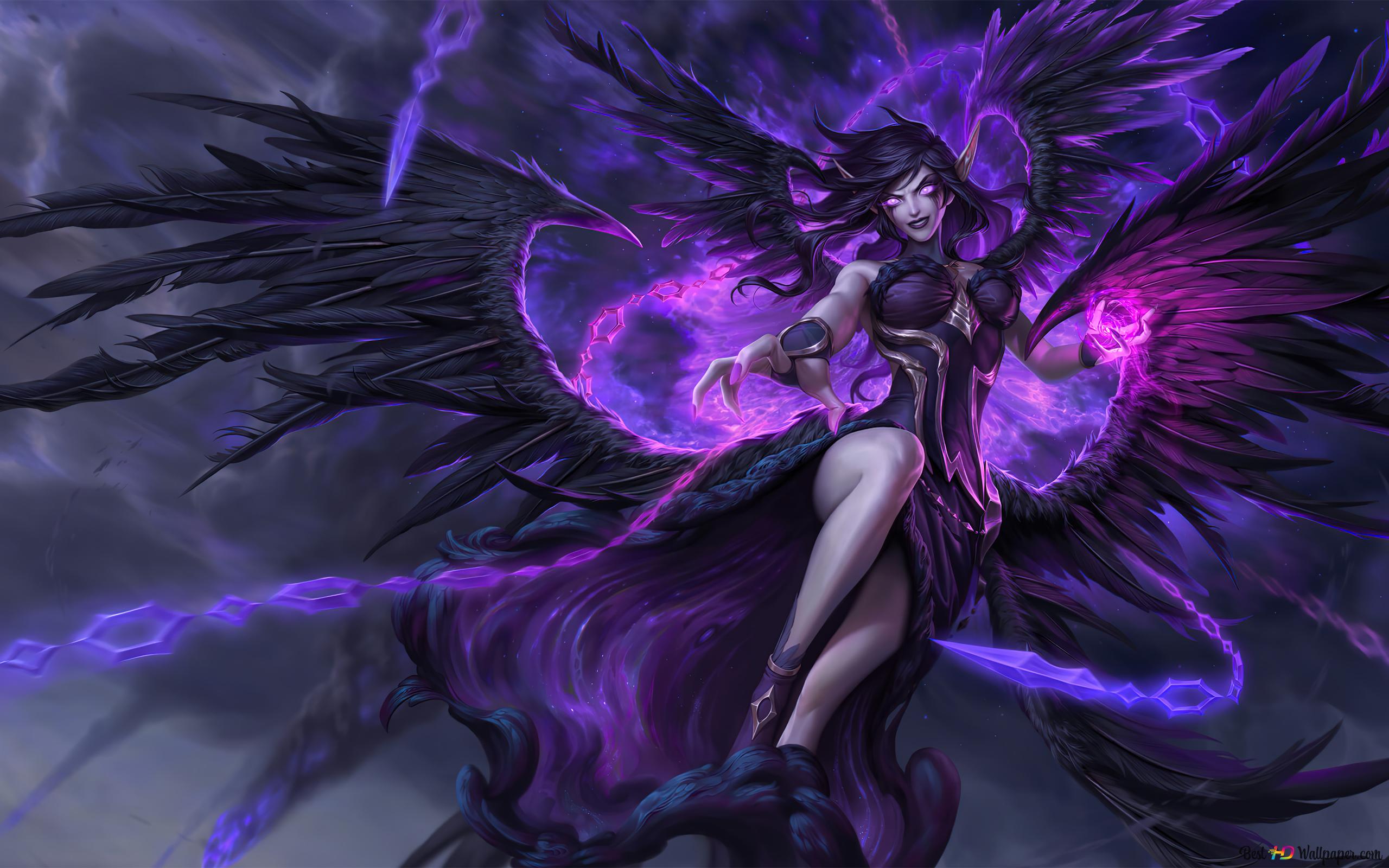 2560x1600 League of Legends (LOL) Spirit 'Morgana' Splash Art 4K wallpaper download