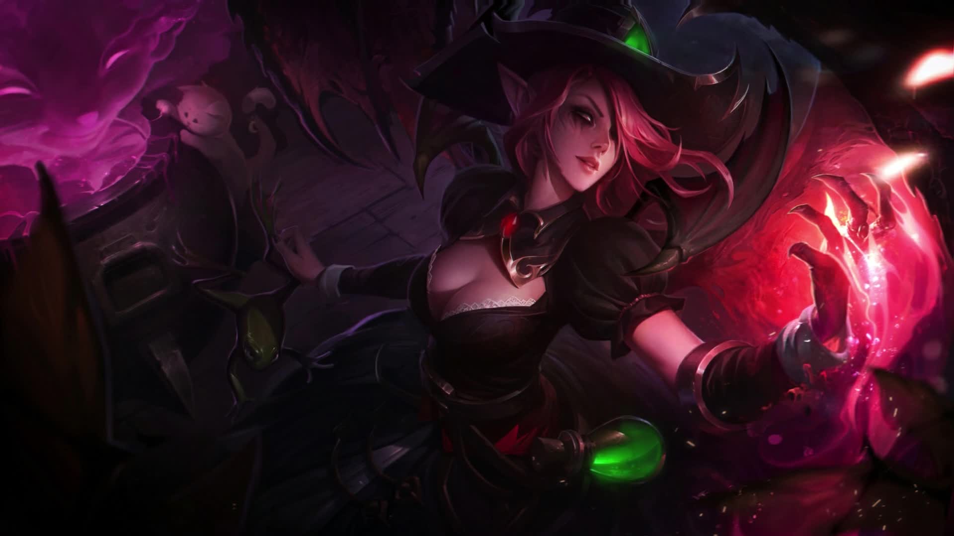1920x1080 Bewitching Morgana League Of Legends HD Live Wallpaper For PC Live Wallpaper