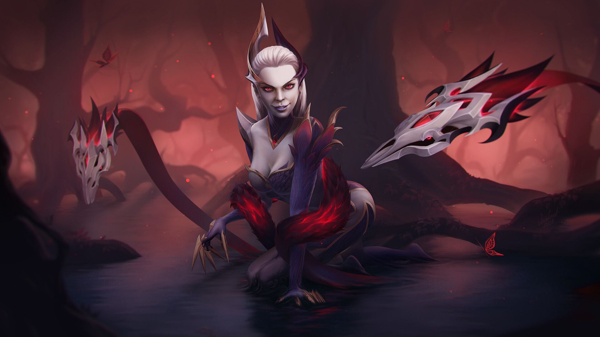 1920x1080 Coven Morgana Fan Art of Legends
