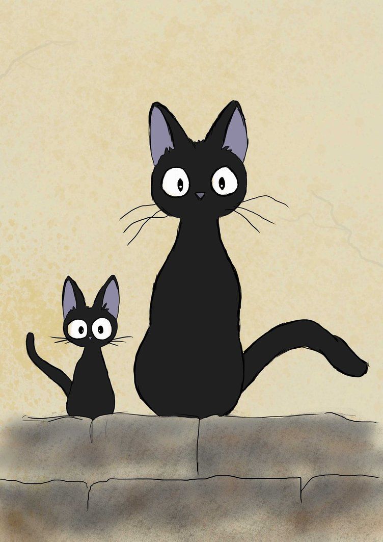 752x1063 Kiki Cat Wallpaper