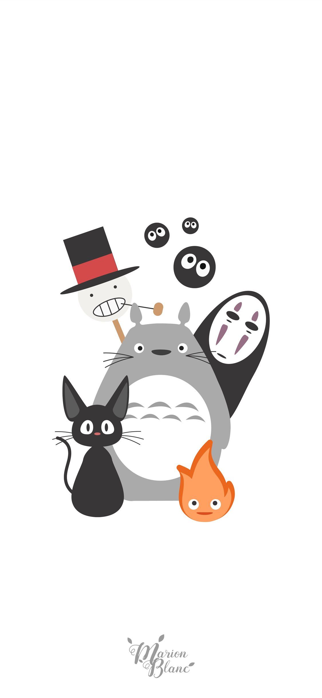 1125x2436 Studio Ghibli iPhone X Wallpaper Free Download