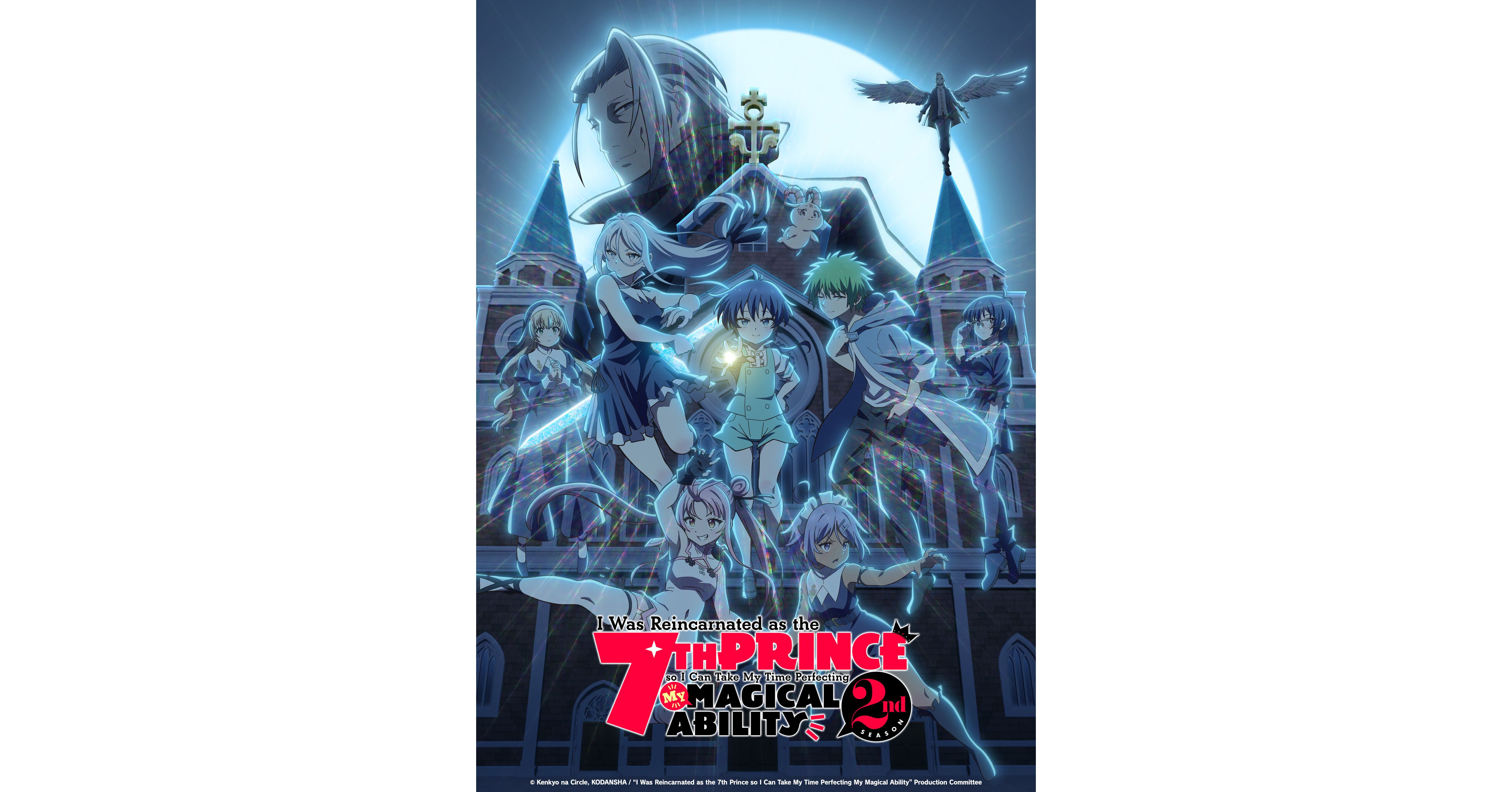 5157x2699 I WAS REINCARNATED AS THE 7TH PRINCE SO I CAN TAKE MY TIME PERFECTING MY MAGICAL ABILITY 2nd Season Premieres Worldwide