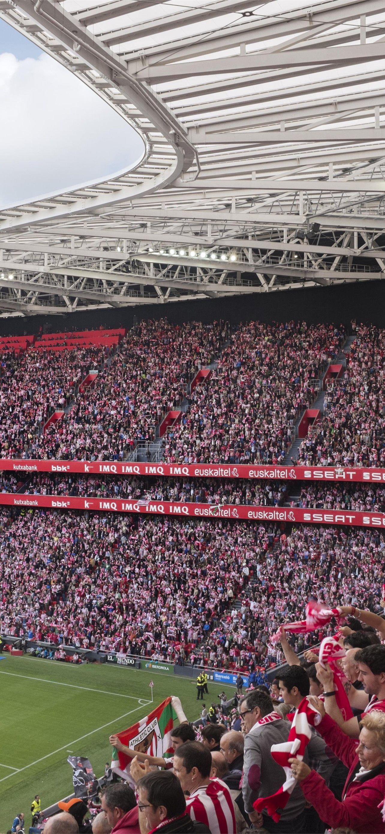 1284x2778 athletic bilbao iPhone Wallpaper Free Download