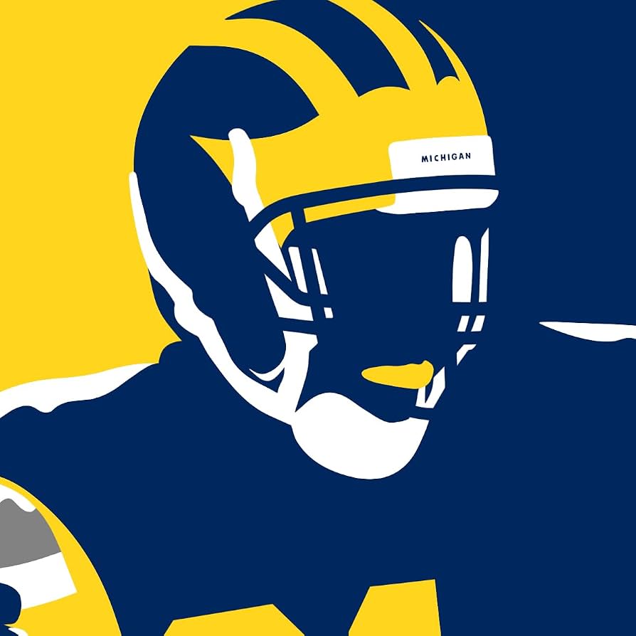 894x894 Generic Desmond Howard Michigan Wolverines Heisman Portrait Sports Print Art 11x17: Posters & Prints