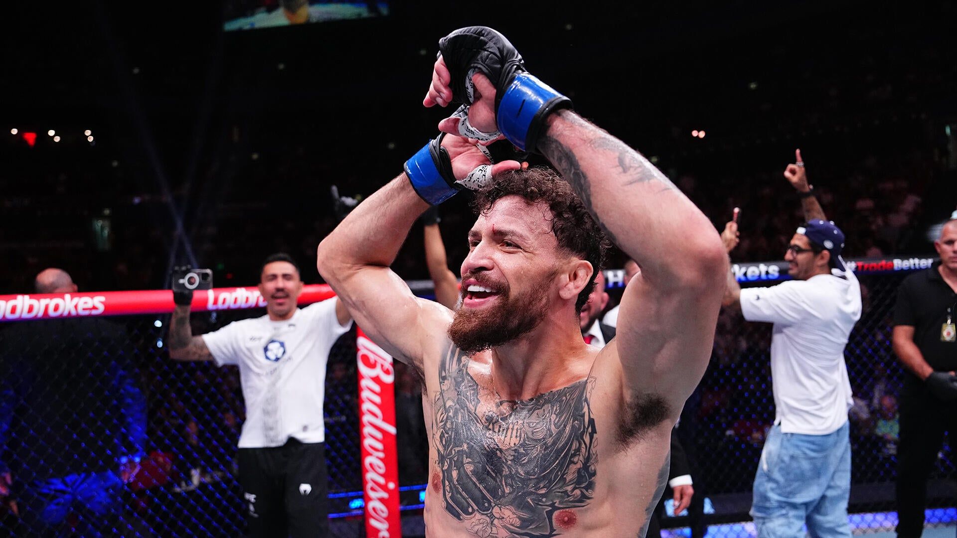 1920x1080 Mauricio Ruffy Defeats Rafael Fiziev Via 2nd Round TKO