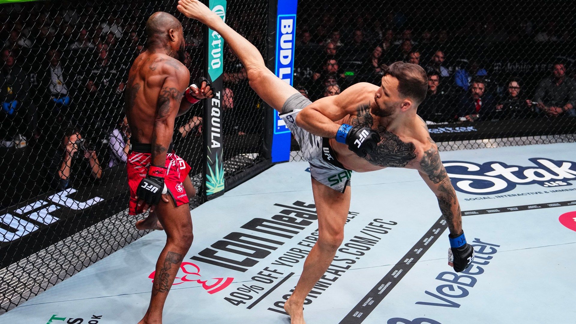 1920x1080 One of the best' star compared to Conor McGregor sleeps opponent with brutal spinning wheel kick at UFC 313