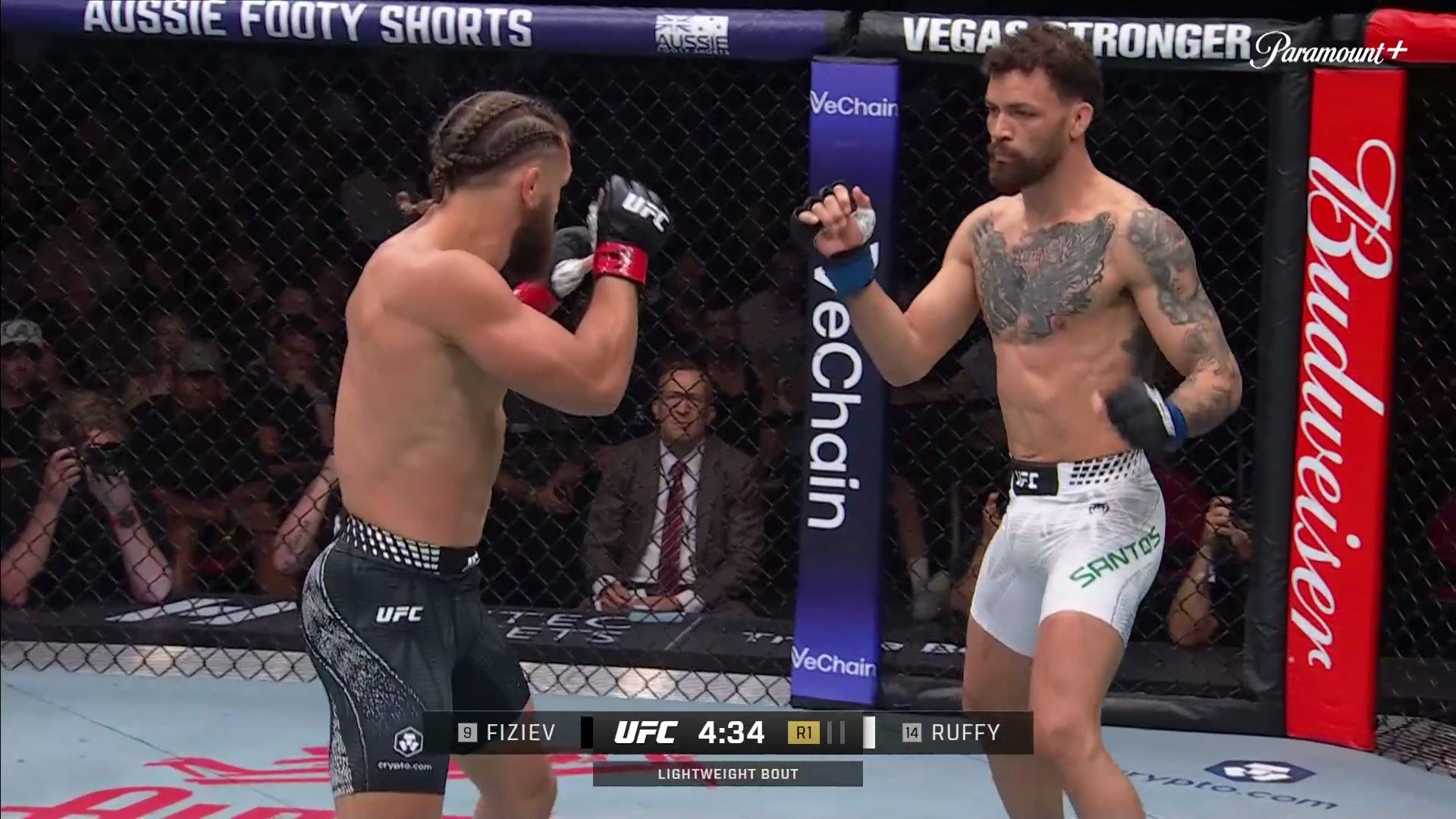 1920x1080 Rafael Fiziev vs. Maurício Ruffy (UFC 325: Volkanovski vs. Lopes 2)