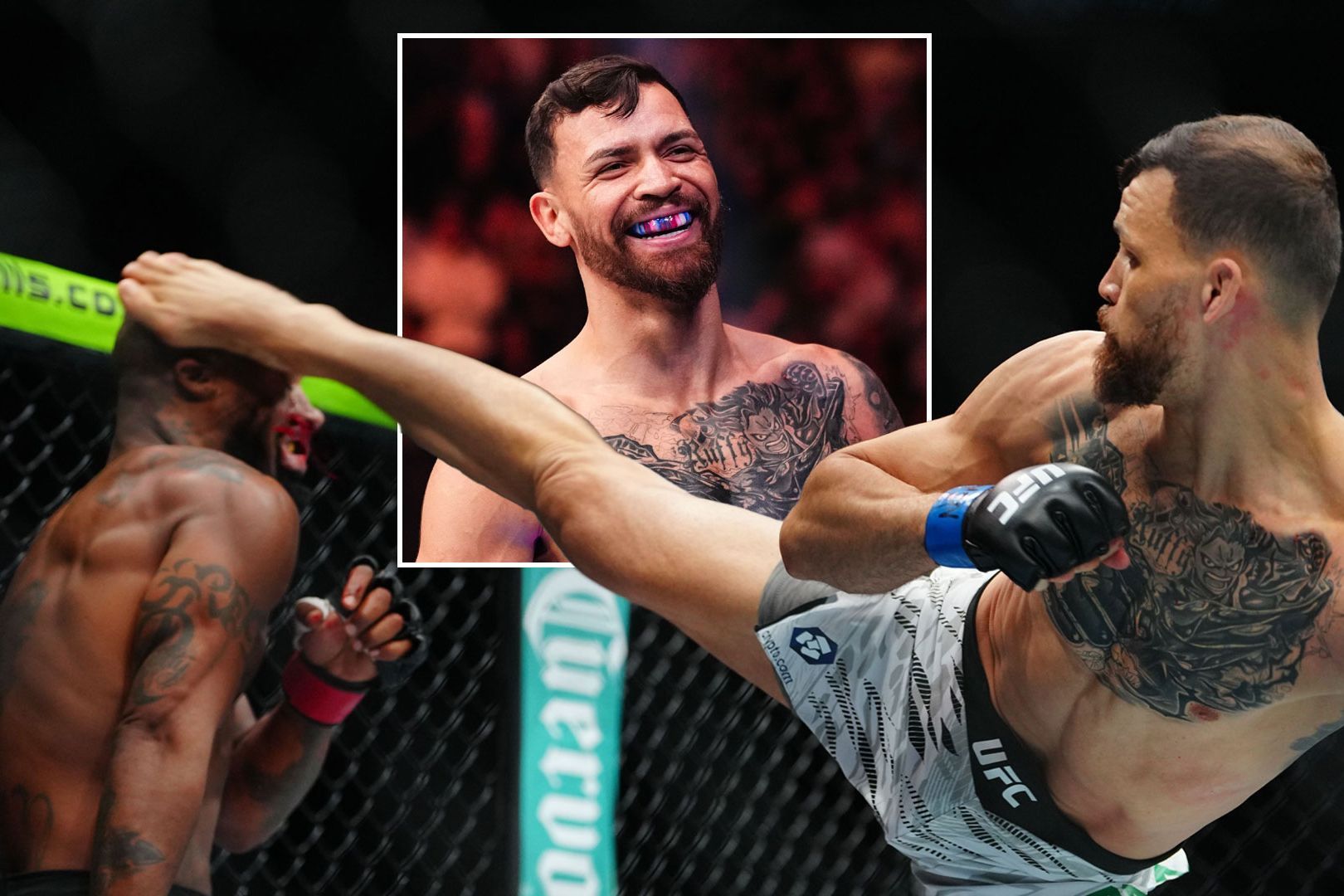 1620x1080 One Of The Greatest KOs In History' Ruffy Pulls Off Devastating Head Kick To Beat King Green At UFC 313