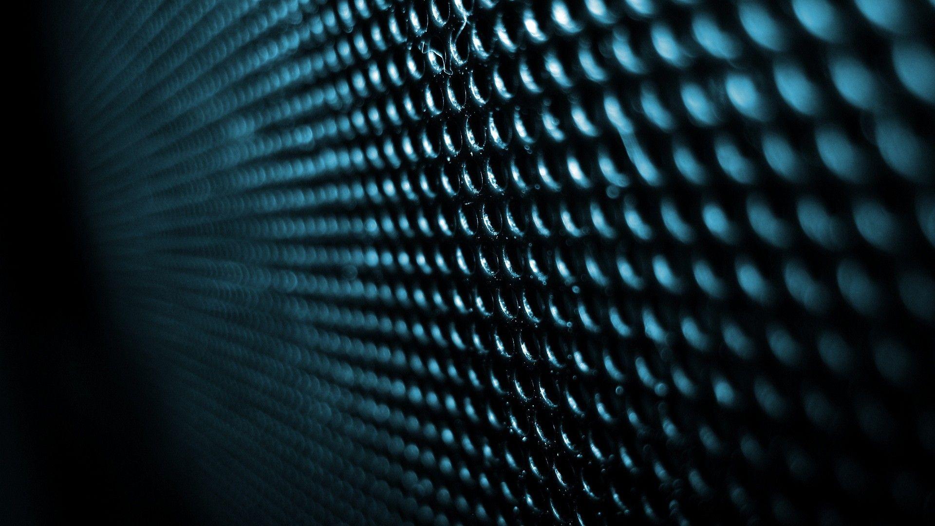 1920x1080 Metallic Blue Steel Template Background for Powerpoint Templates