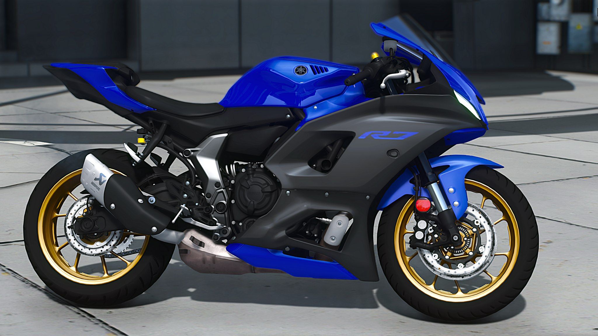 2048x1152 Yamaha YZF R7 [Addon. Tuning. Template]
