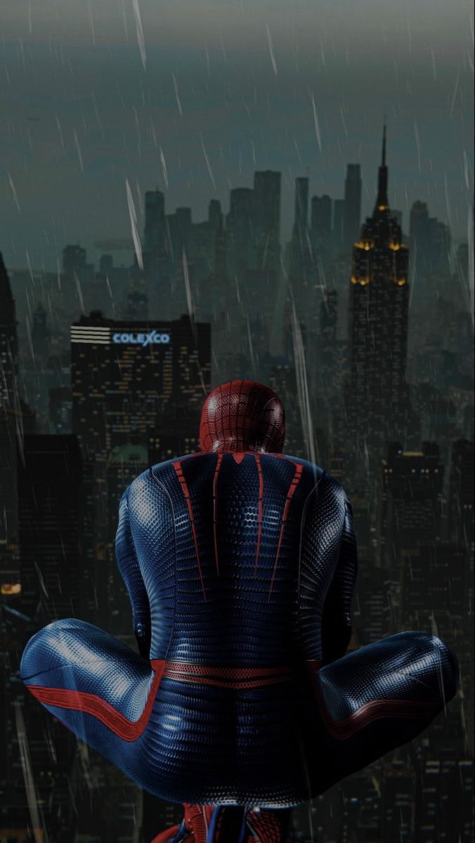 676x1200 Spiderman sitting in rain. Spiderman rain wallpaper, Spider man 4k, Marvel spiderman