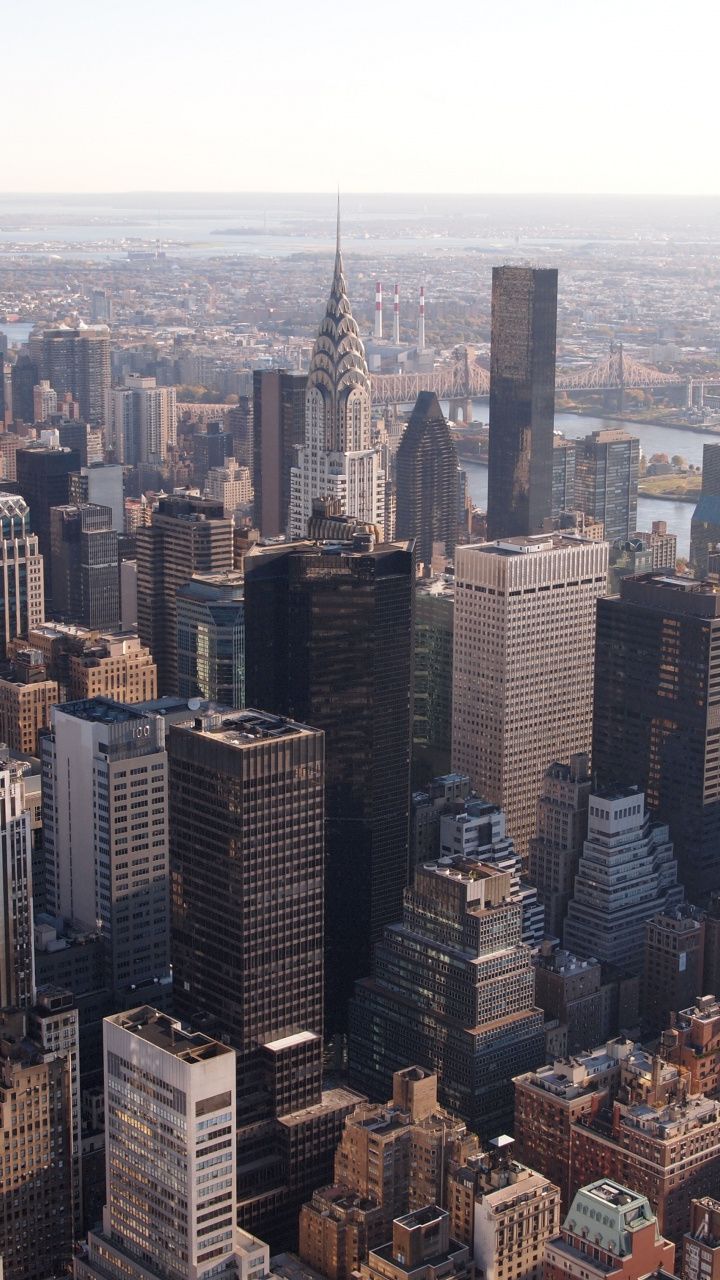 720x1280 Manhattan, New York, buildings, cityscape, 720x1280 wallpaper