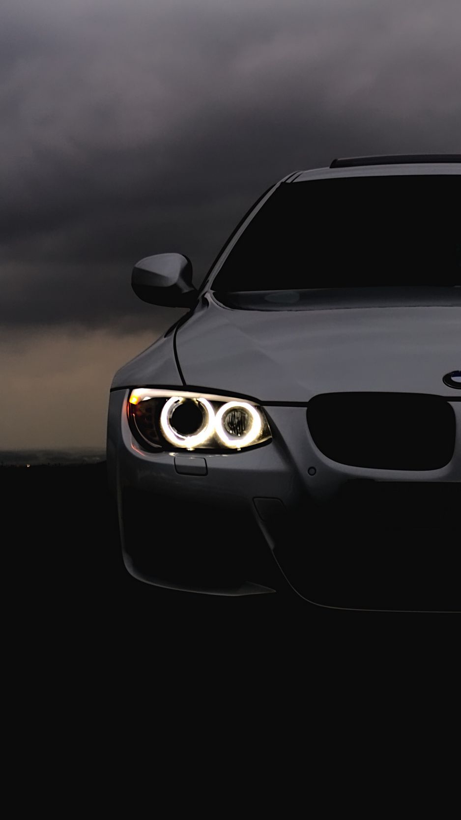938x1668 Download Wallpaper 938x1668 Bmw, Headlights, Car, Cloudy, Overcast Iphone 8 7 6s 6 For Parallax HD Background
