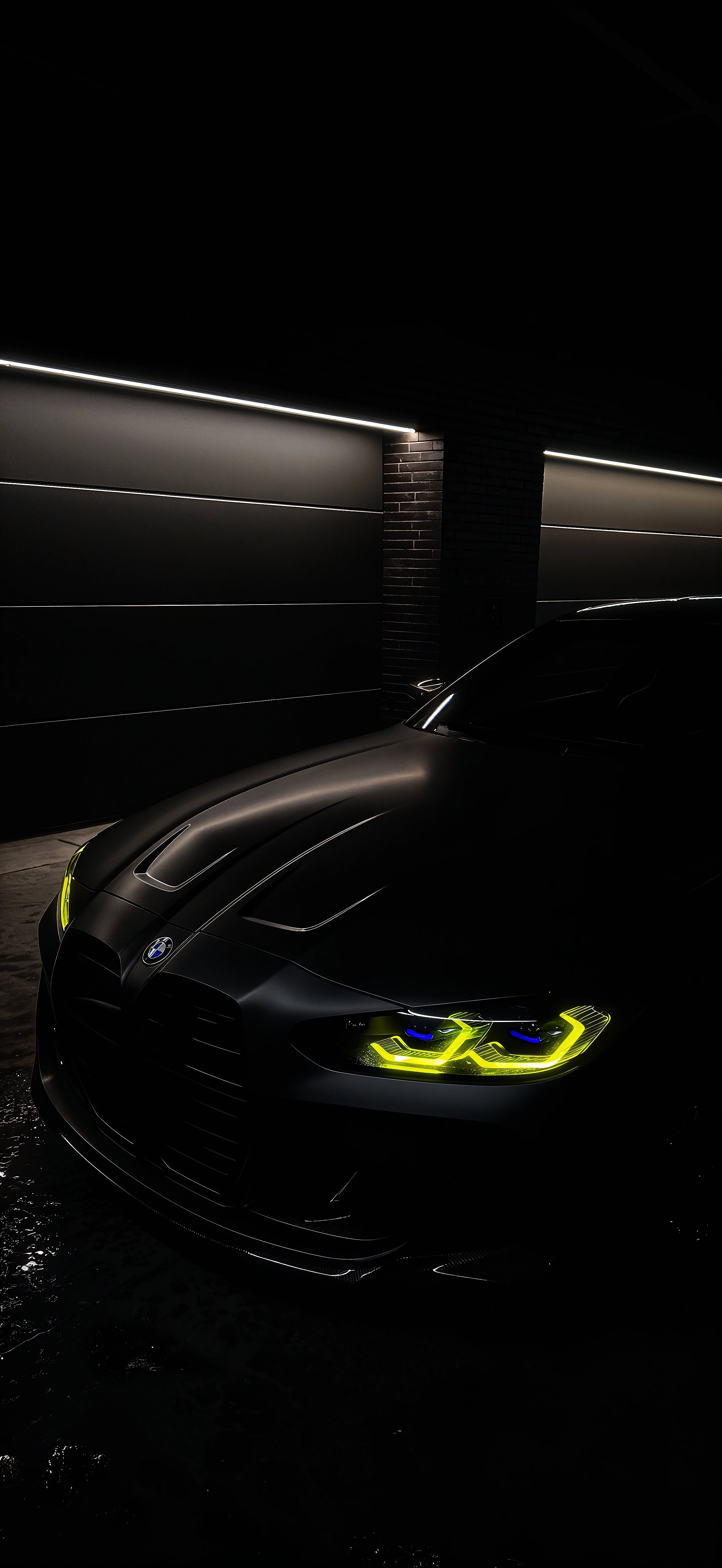 2352x5112 Bmw Light Off Wallpaper