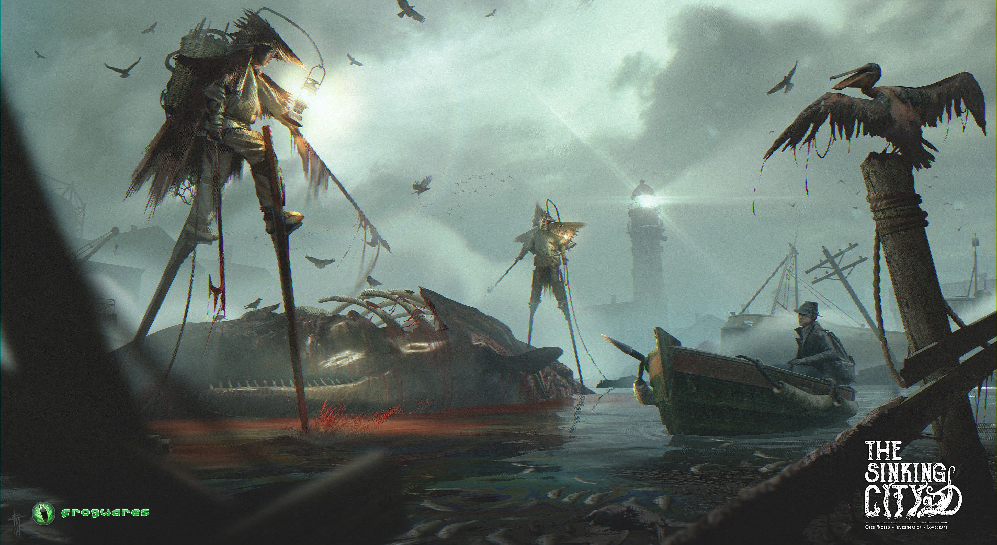 3900x2134 The Sinking City Game HD Wallpaper