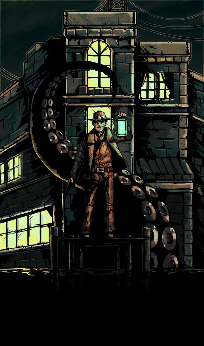 707x1200 The Sinking City 2 on X: The Sinking City fan art by Pocket Chicken. The terror looks so lovely. Link to Pocket Chicken's work: / X