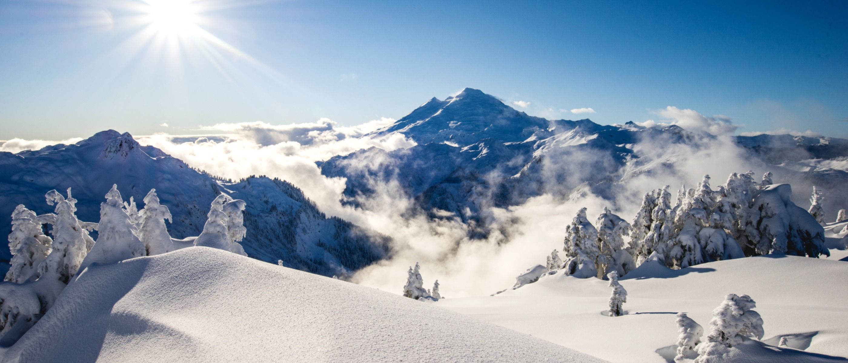 2800x1200 Sledding at Mount Baker