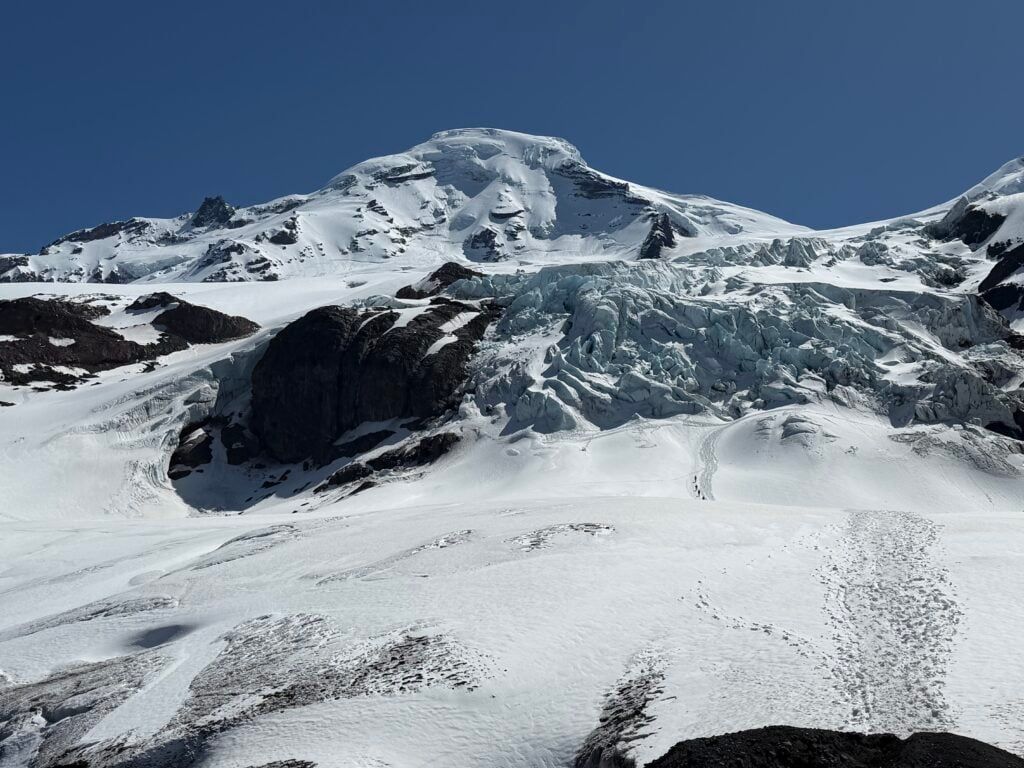 1024x768 Glacier Retreat on Mt. Baker