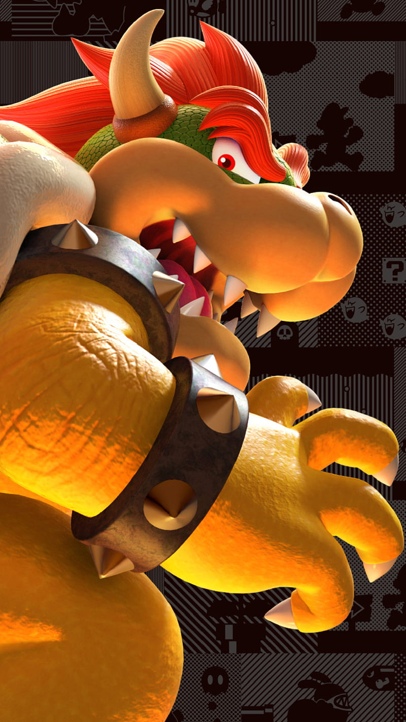 800x1422 Bowser, super mario, HD phone wallpaper