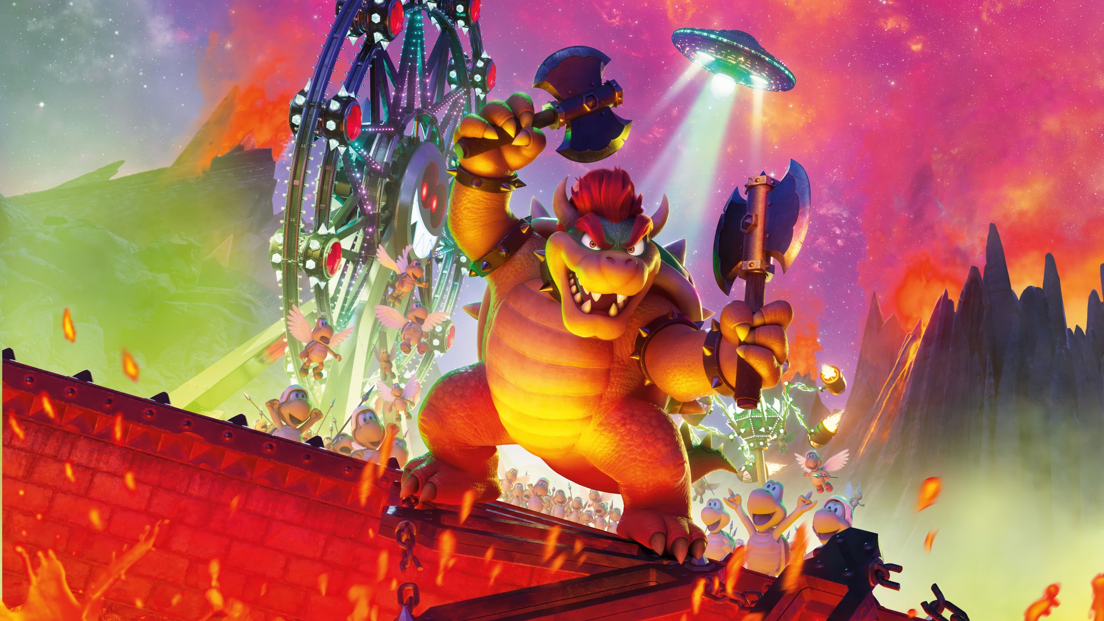 3840x2160 Bowser Super Mario Galaxy 4K Wallpaper PC HD Movie