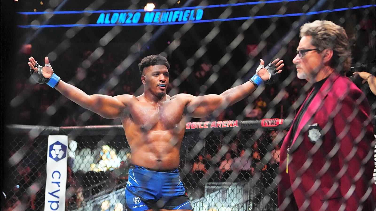 1600x900 Alonzo Menifield beats Zhang Mingyang by TKO on 30 May 2026