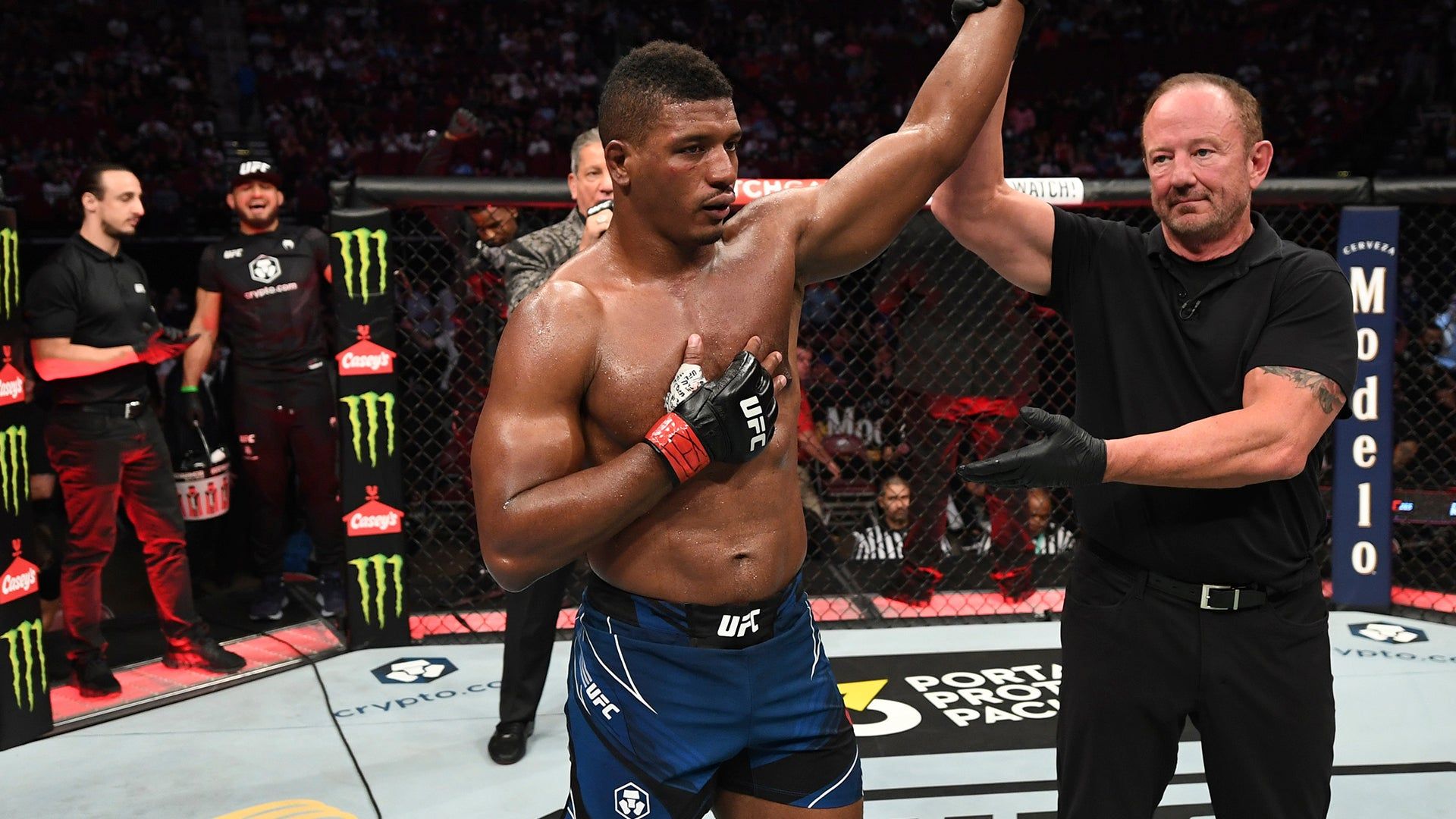 1920x1080 Alonzo Menifield Post Fight Interview. UFC 265: Lewis Vs Gane
