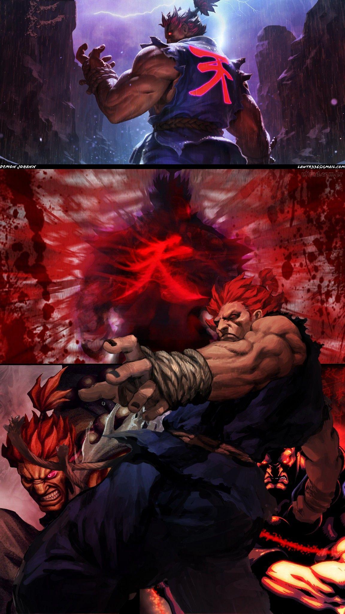 1152x2048 Street fighter. Street fighter wallpaper, Ryu street fighter, Akuma street fighter
