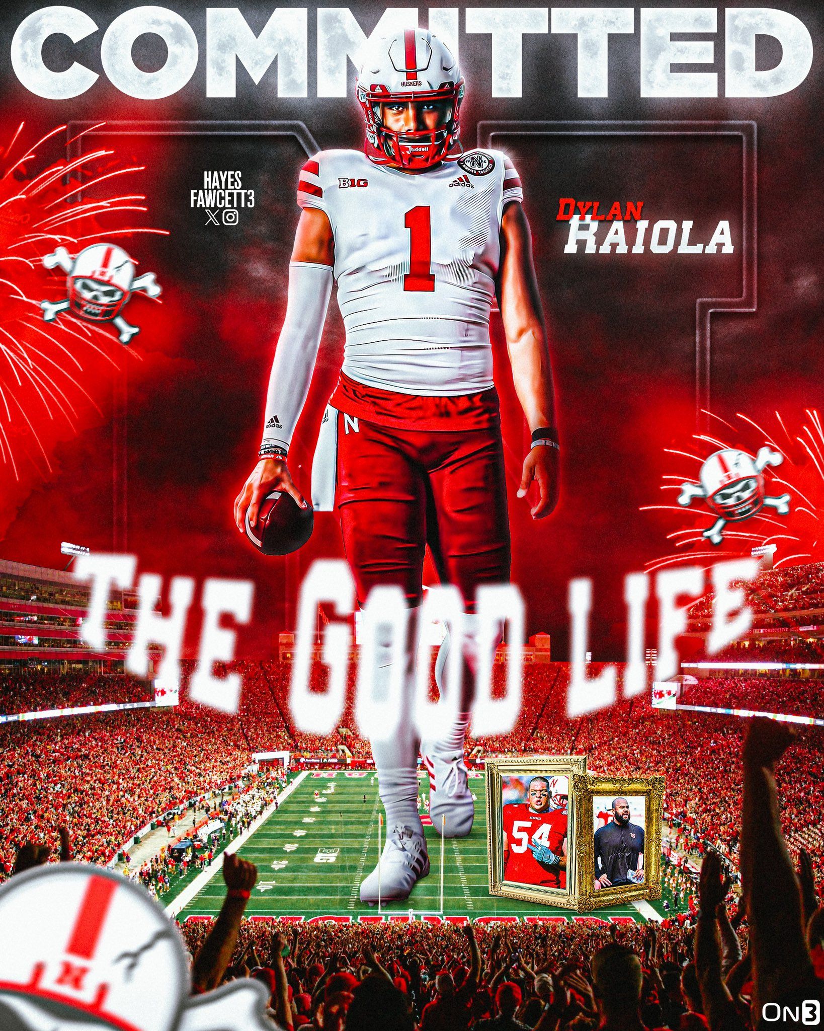 1638x2048 Hayes Fawcett On X: BREAKING: Five Star QB Dylan Raiola Tells Me He Has Flipped From Georgia To Nebraska! The 6'3 220 QB From Buford, GA Had Been Committed To The Bulldogs Since