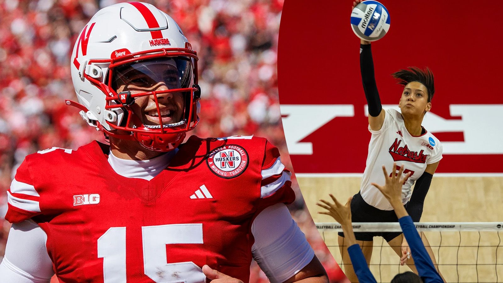1600x900 Nebraska Volleyball Players Humbled Starting QB Dylan Raiola