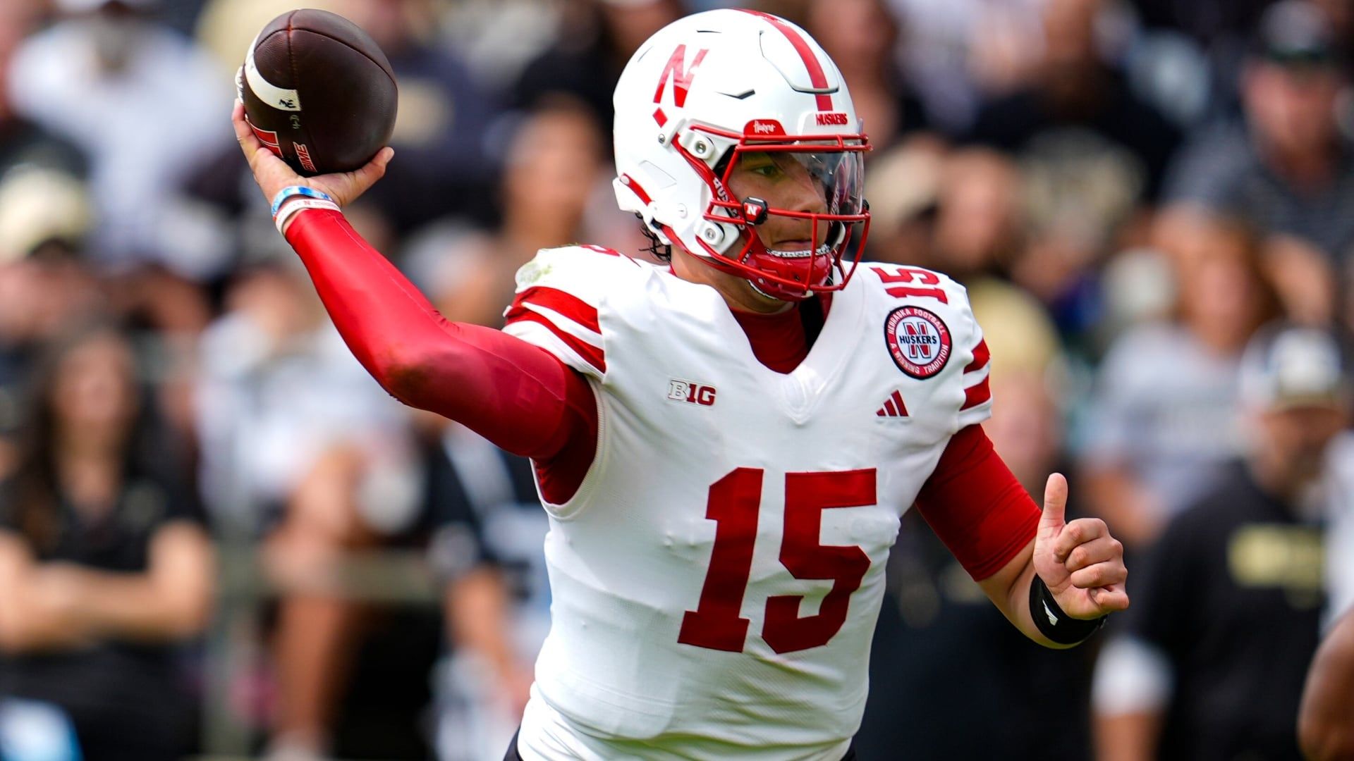 1920x1080 Husker Games: Dylan Raiola wins QB shootout