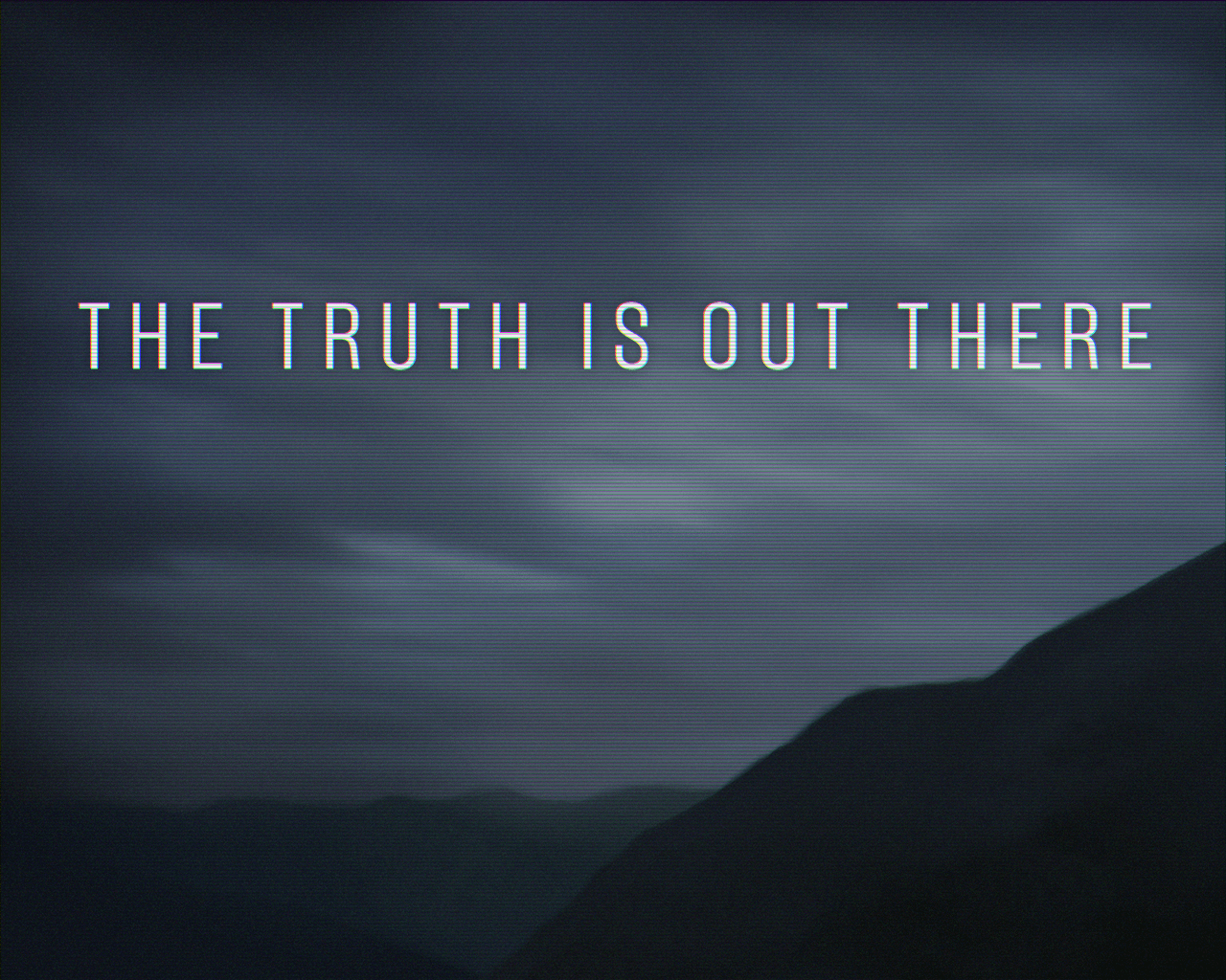 1280x1024 The Truth is Out There: remastered as wallpaper