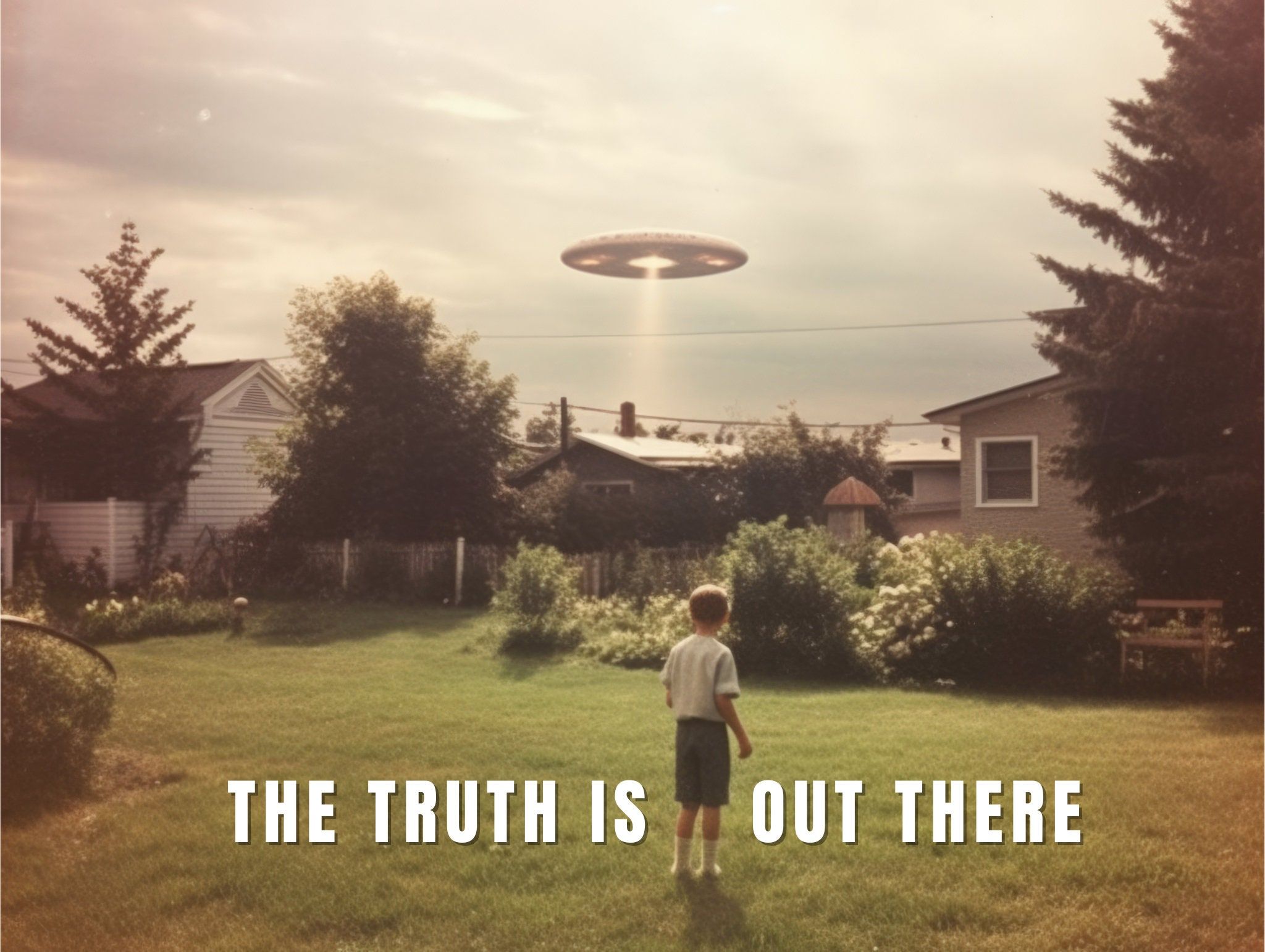 2048x1542 The Truth Is Out There / X Files Inspired Poster