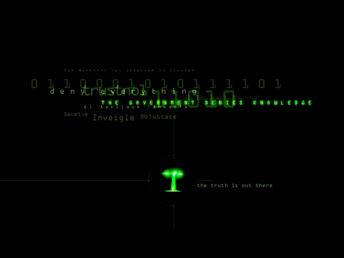 1200x900 Aesthetic wallpaper Green, Black, X Files. Free TOP wallpaper