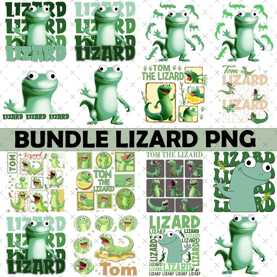 1080x1080 Retro Hoppers Tom Lizard PNG, Animated Film Character File, Cute Animal Lover Gift, Family Trip Outfit Digital Download