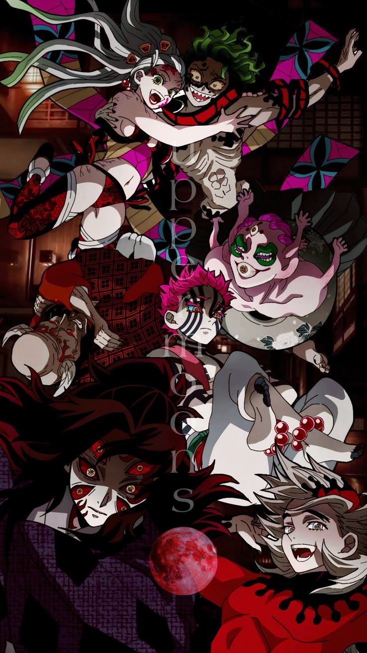 736x1308 Upper Moon's Wallpaper. Kimetsu no Yaiba