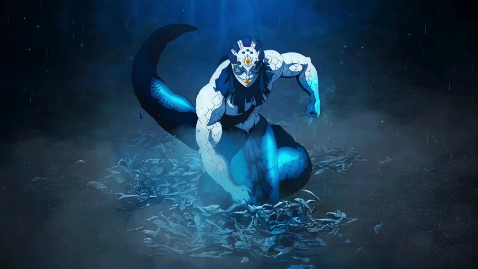 1920x1080 Gyokko Five Upper Moon Demon Slayer Live Wallpaper