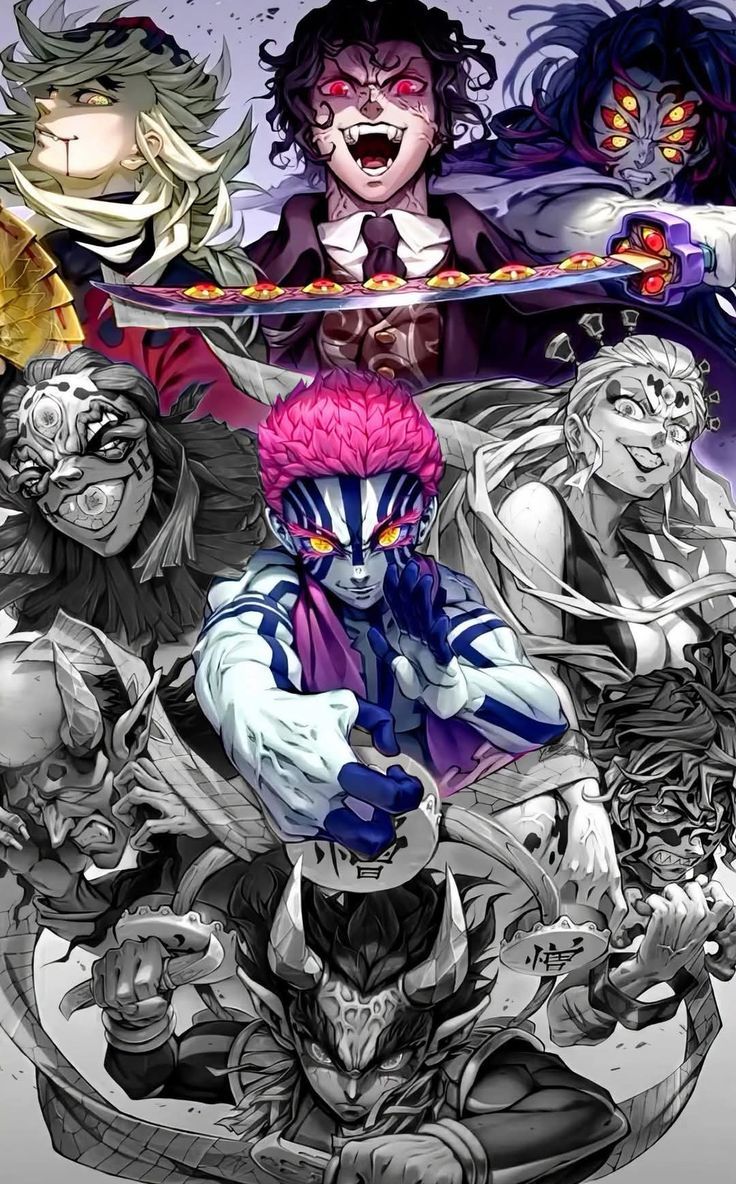 736x1184 Demon slayer the end. Demon slayer all character wallpaper, Demon slayer uppermoons wallpaper, Upper moons