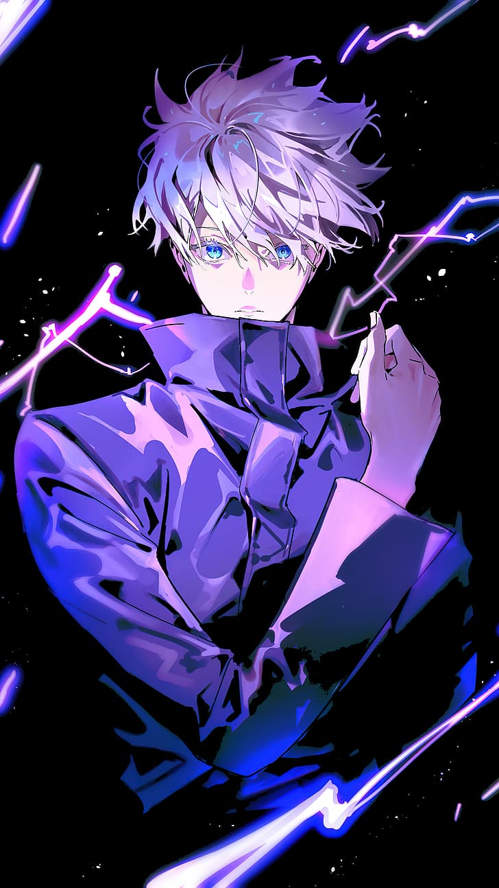 728x1294 Ojos, chicas anime, 2K, Fondo de pantalla HD