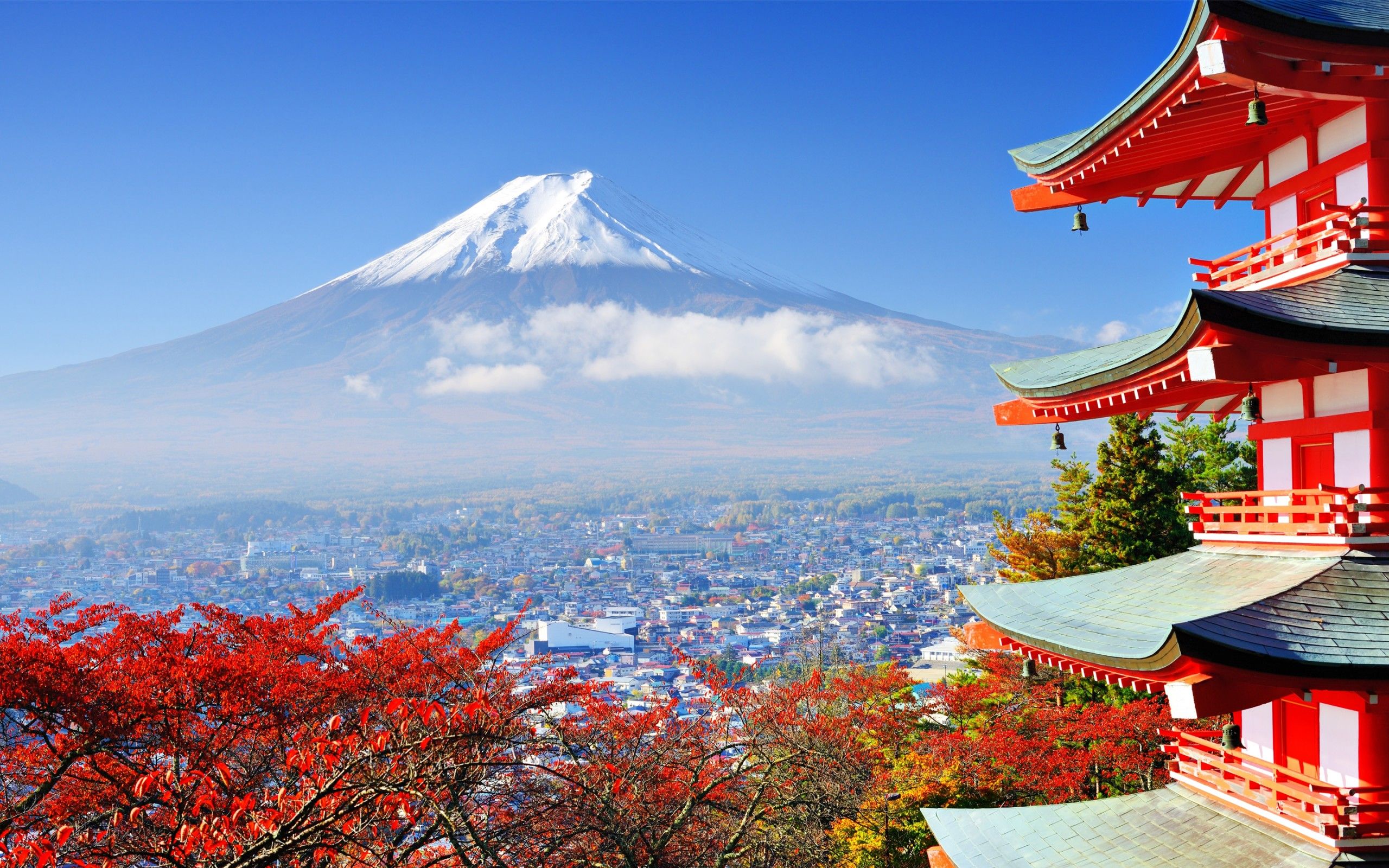 2560x1600 Mount Fuji Japan Highest Mountain Wallpaper