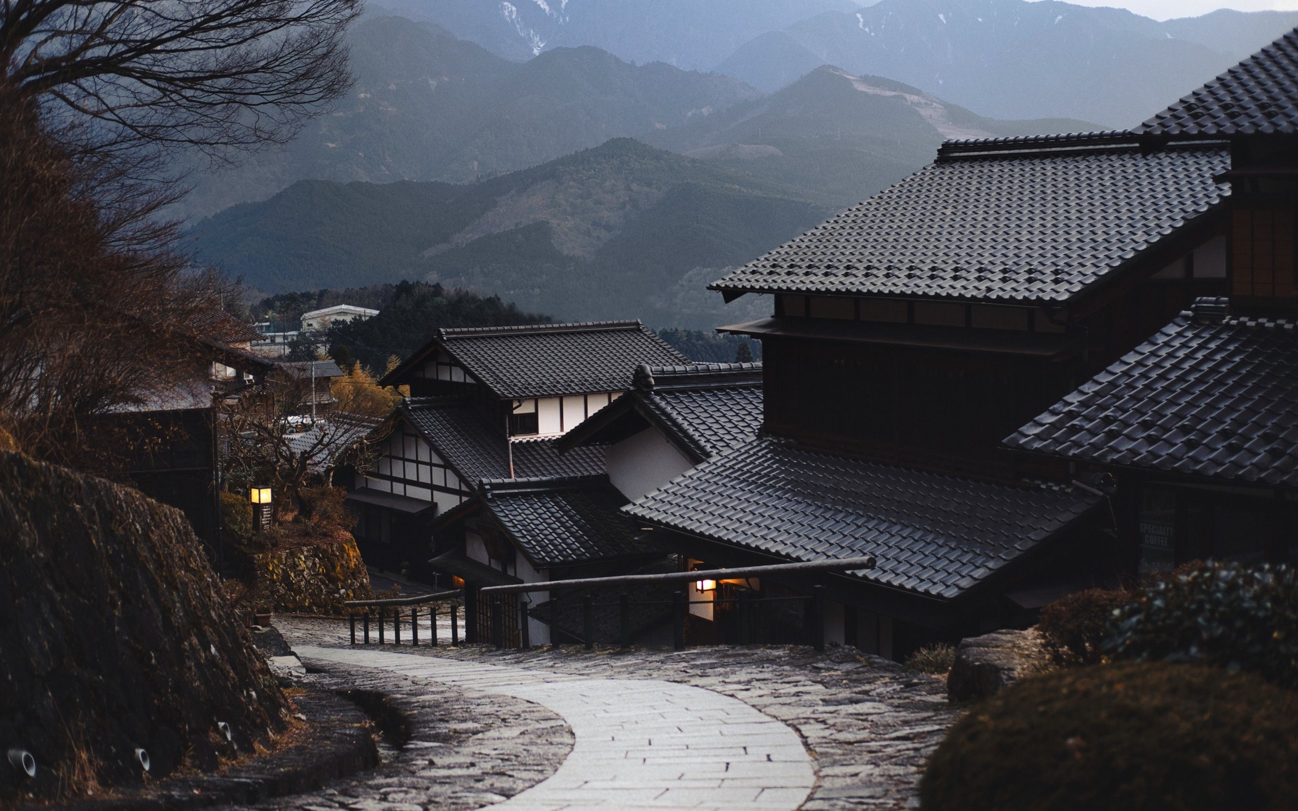 2560x1600 Free Japanese village 2K wallpaper for desktop and phone