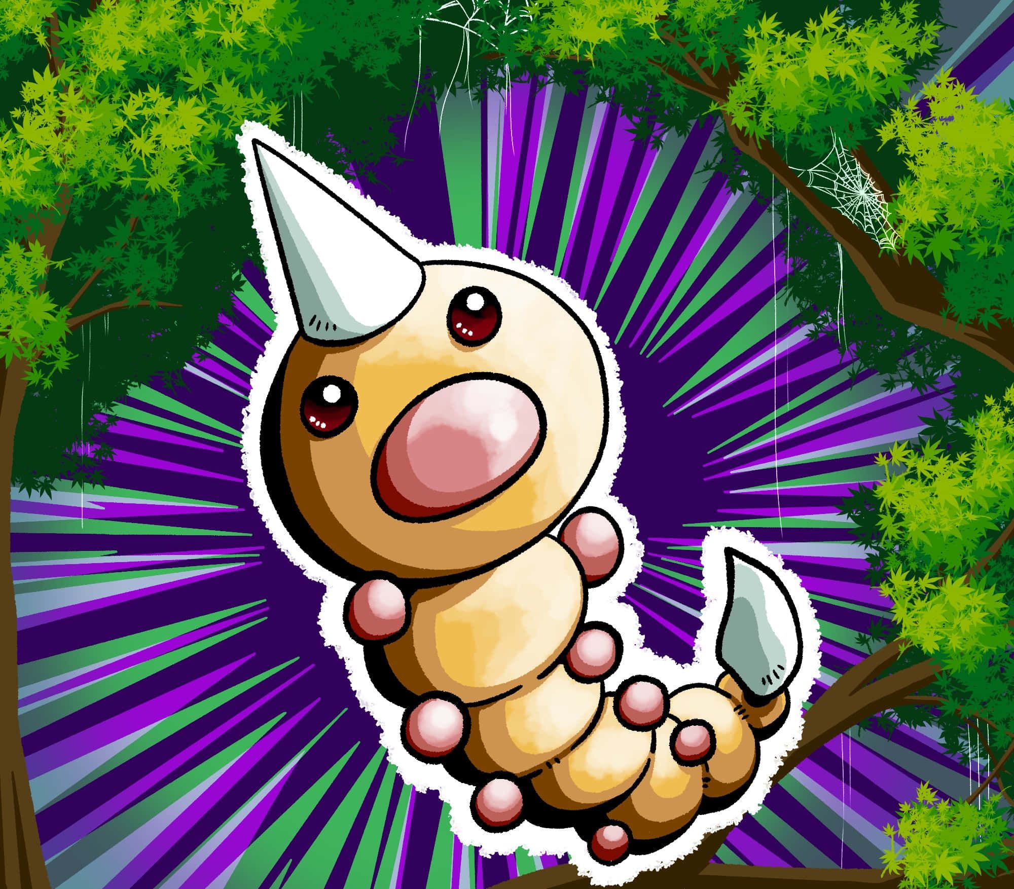 2000x1754 Download Weedle Pokemonin Nature Wallpaper