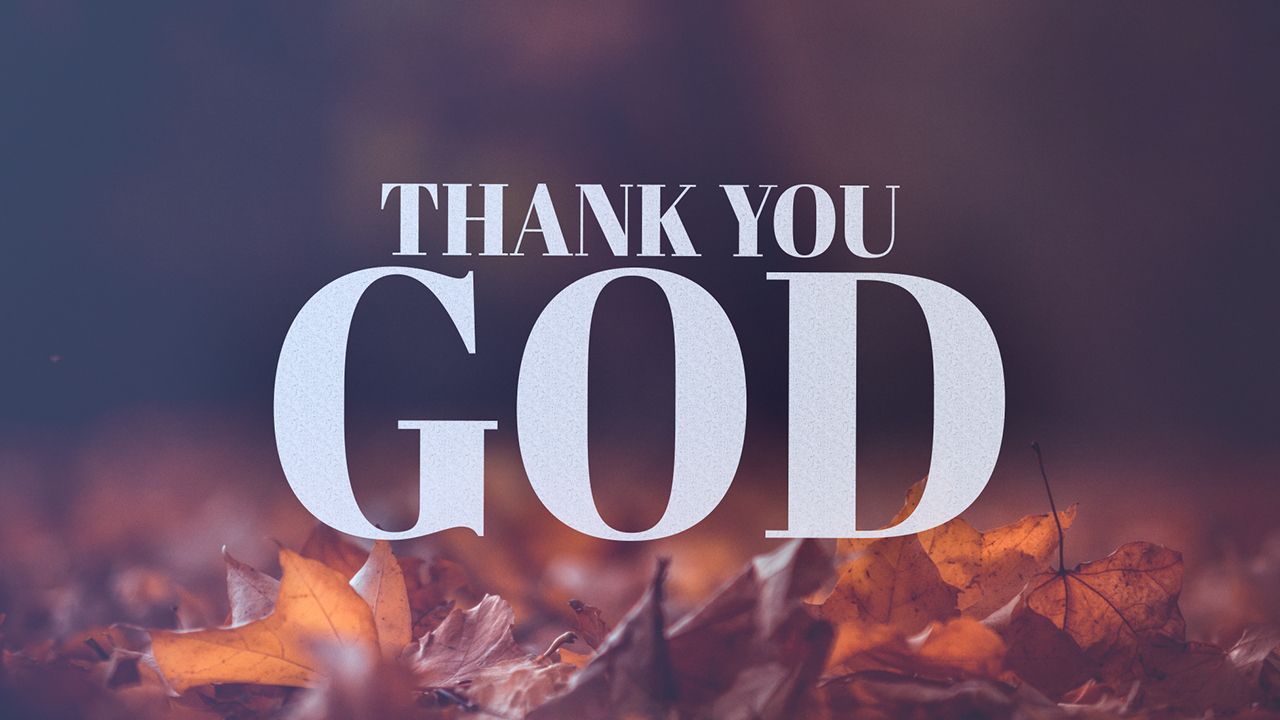 1280x720 Church Video Illustration: Thank You