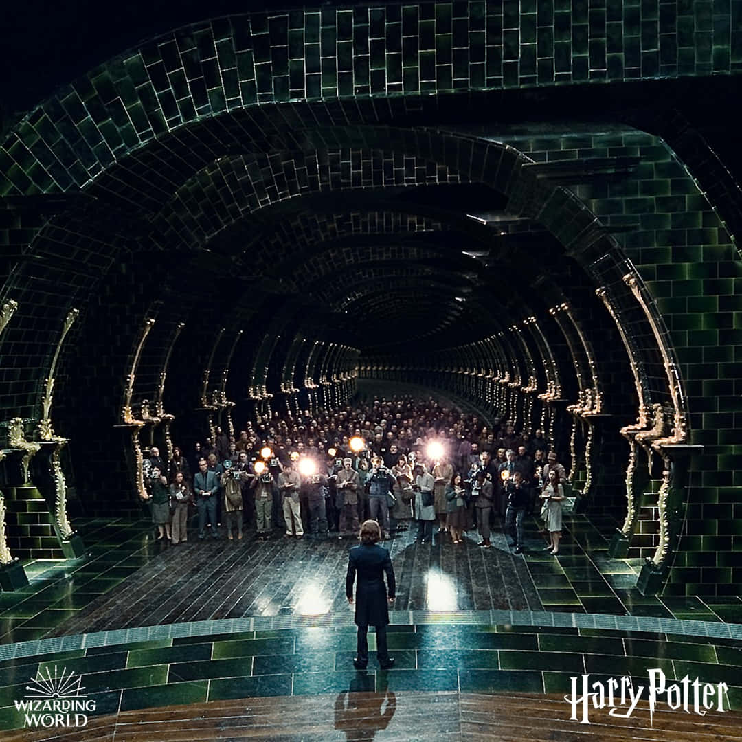 1080x1080 Download Making Dreams Come True: Entering The Ministry Of Magic Wallpaper