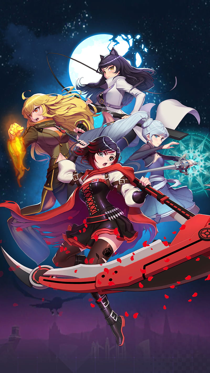800x1422 RWBY, rose, ruby, HD phone wallpaper