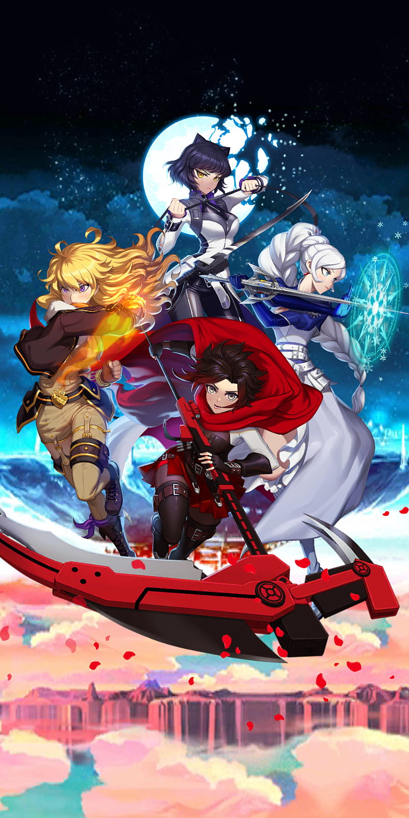 800x1600 RWBY Volume anime, ruby rose, HD phone wallpaper