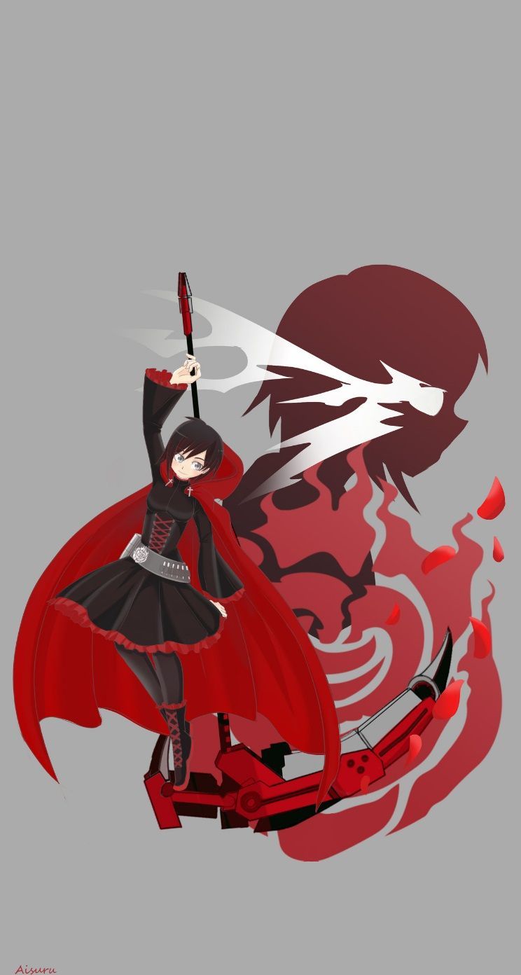 744x1392 RWBY Ruby Rose Wallpaper IPhone my edition A.Aisuru