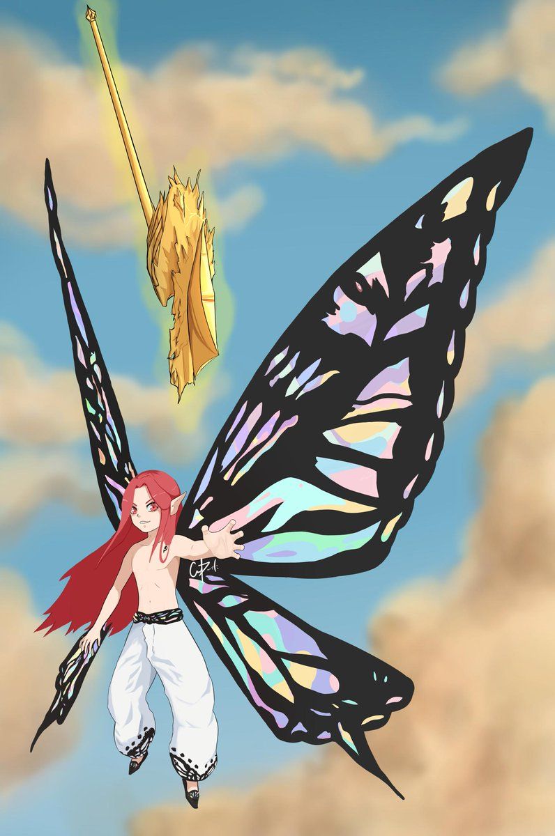796x1200 Skepsies on X: Finally I finished this piece!!!! It took me so long to finish lol but it's here! Gloxinia, the first fairy king. With this I would like to annouce that