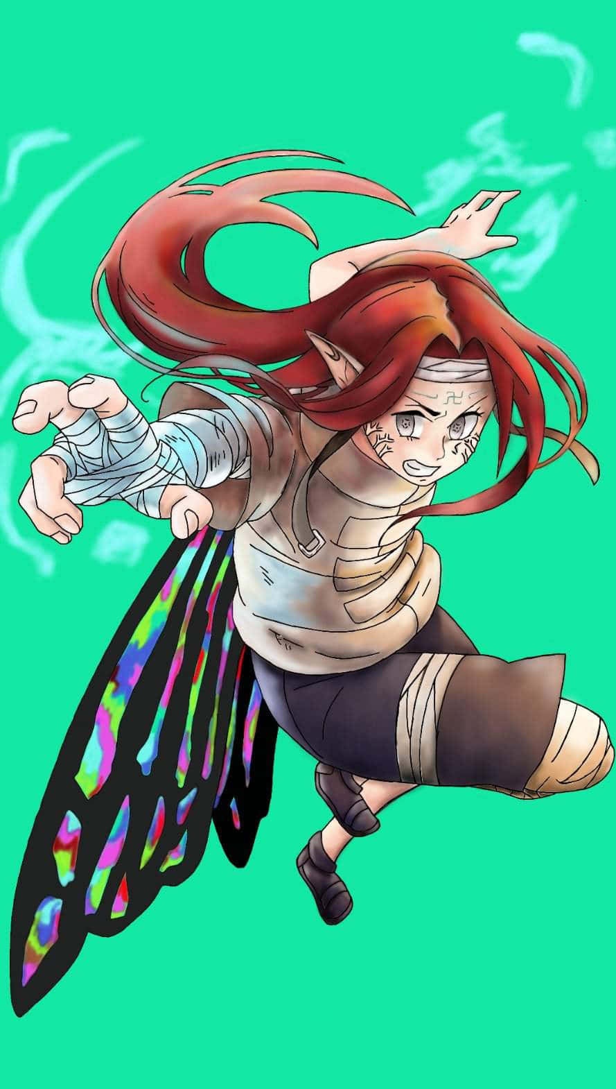 889x1570 Download Gloxinia, the Repentance Fairy and member of the Ten Commandments, from the Seven Deadly Sins anime. Wallpaper